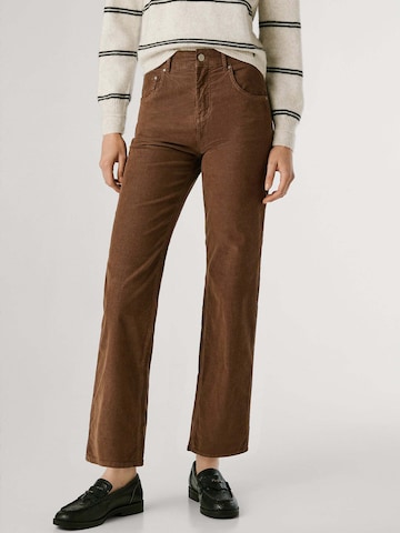 Regular Pantalon 'Sun' Pepe Jeans en marron : devant