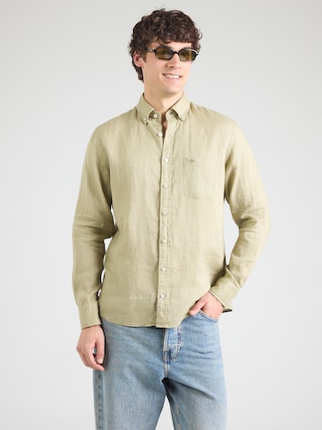 FYNCH-HATTON Klasický střih Košile – zelená: přední strana