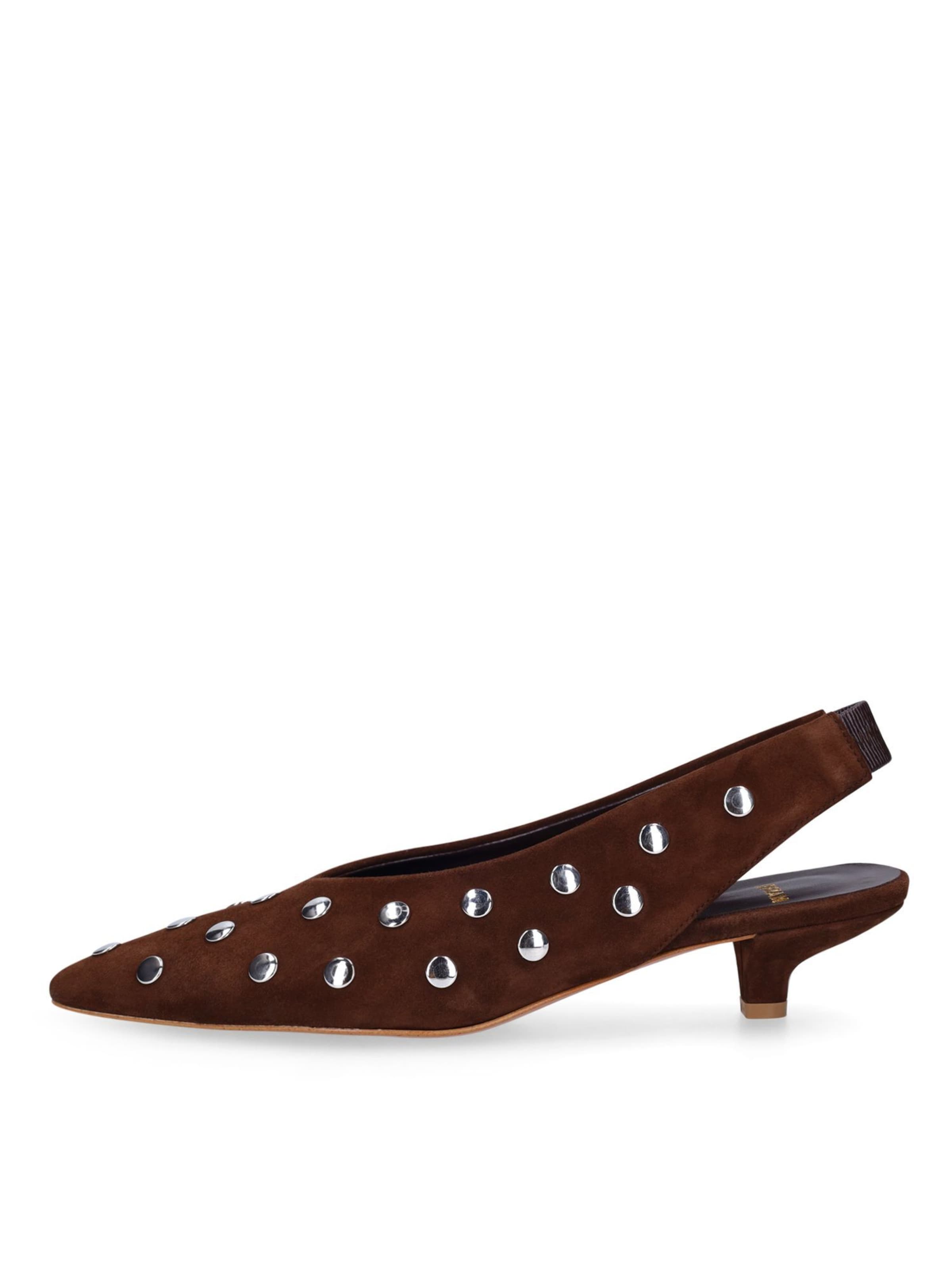 Escarpins à bride arrière MANFIELD en marron