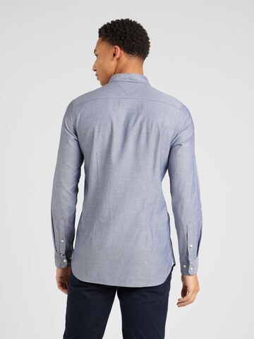 Coupe regular Chemise 'Flex' TOMMY HILFIGER en bleu