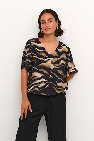 Kaffe Blouse 'Laila' in Bruin: voorkant