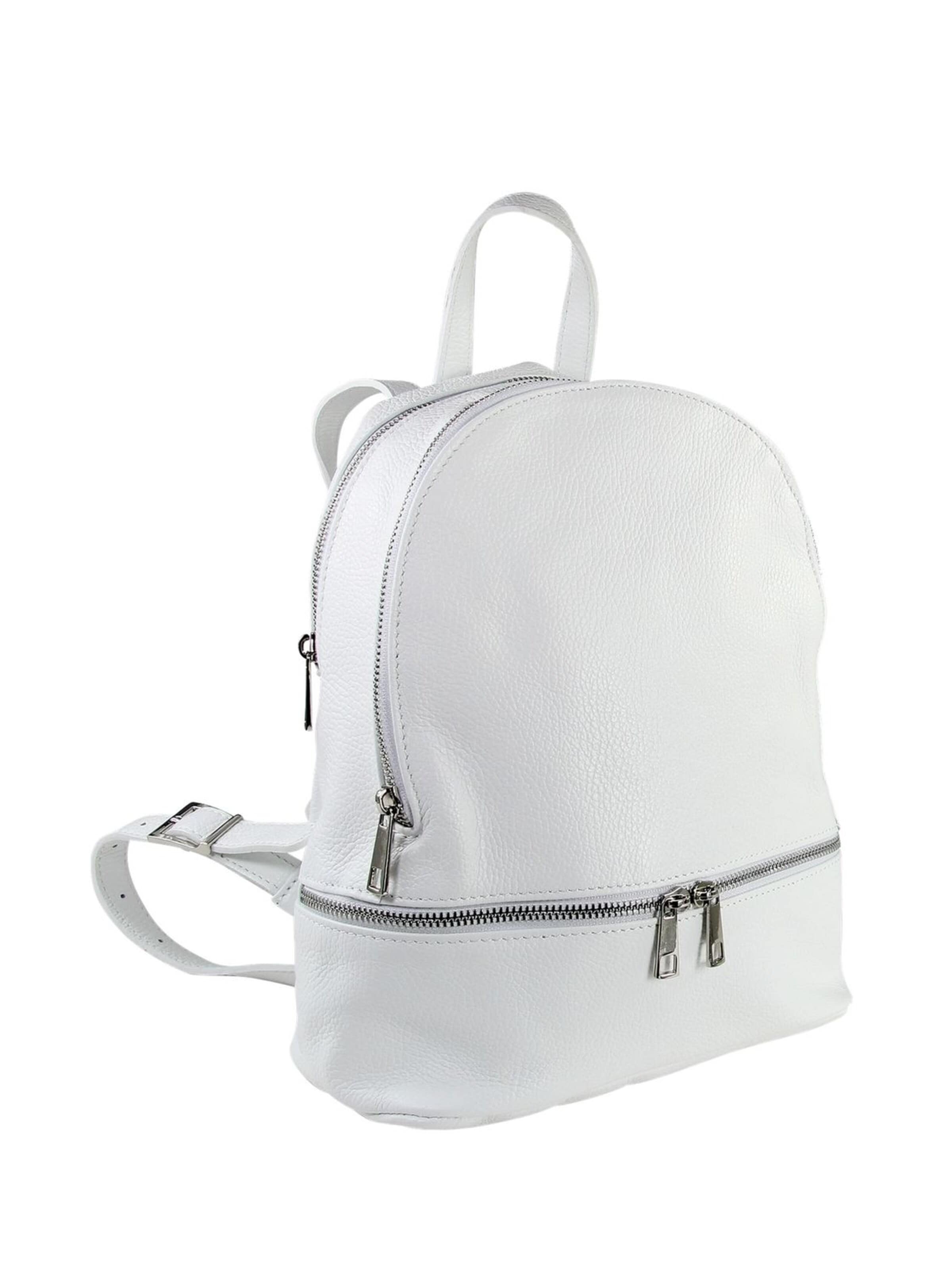 Toscanto Backpack in White: front