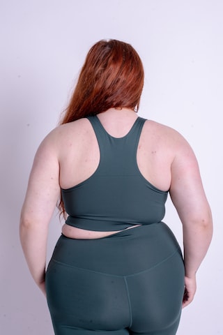 Girlfriend Collective Bustier Sports-BH 'Dylan' i blå