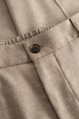 JOOP! Regular Pleated Pants ' River' in Beige
