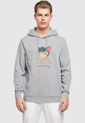 Sweat-shirt 'Tom And Jerry - Nope Not Today' ABSOLUTE CULT en gris : devant