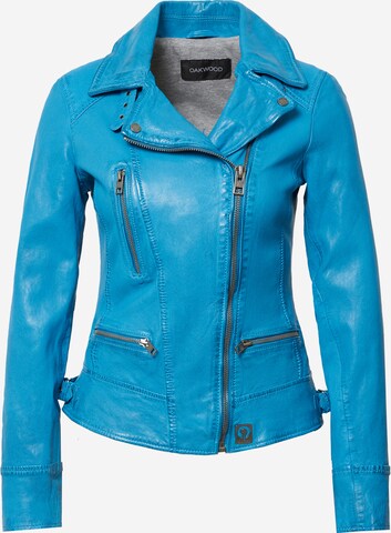 OAKWOOD Between-Season Jacket in Blue: front