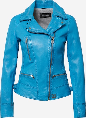 OAKWOOD Between-Season Jacket in Blue: front