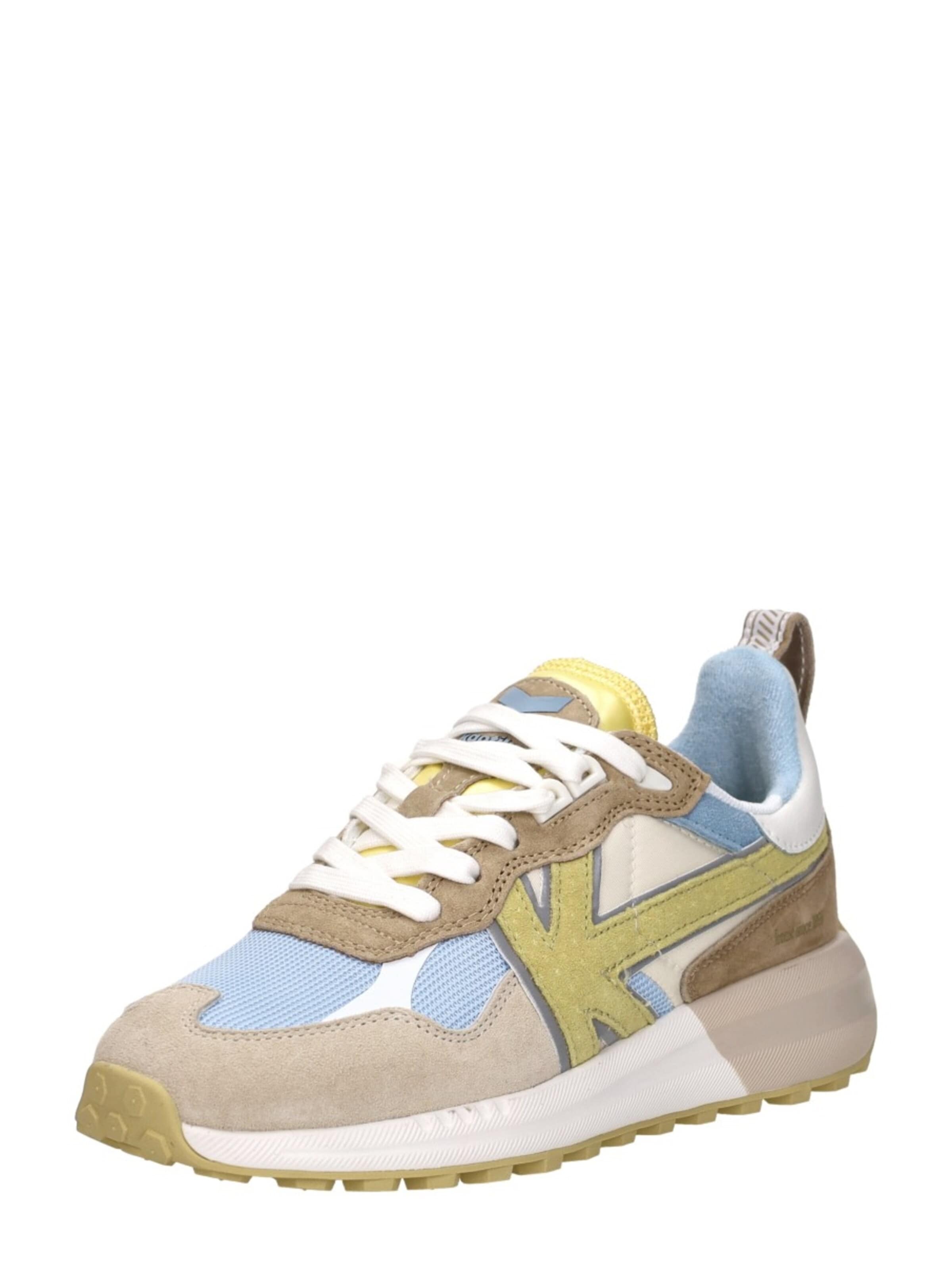 Kaotiko Sneakers laag 'Detroit' in Geel