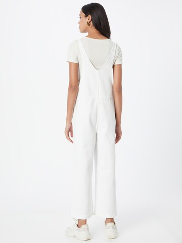 Marc O'Polo DENIM - Loosefit Jardineira de ganga em branco