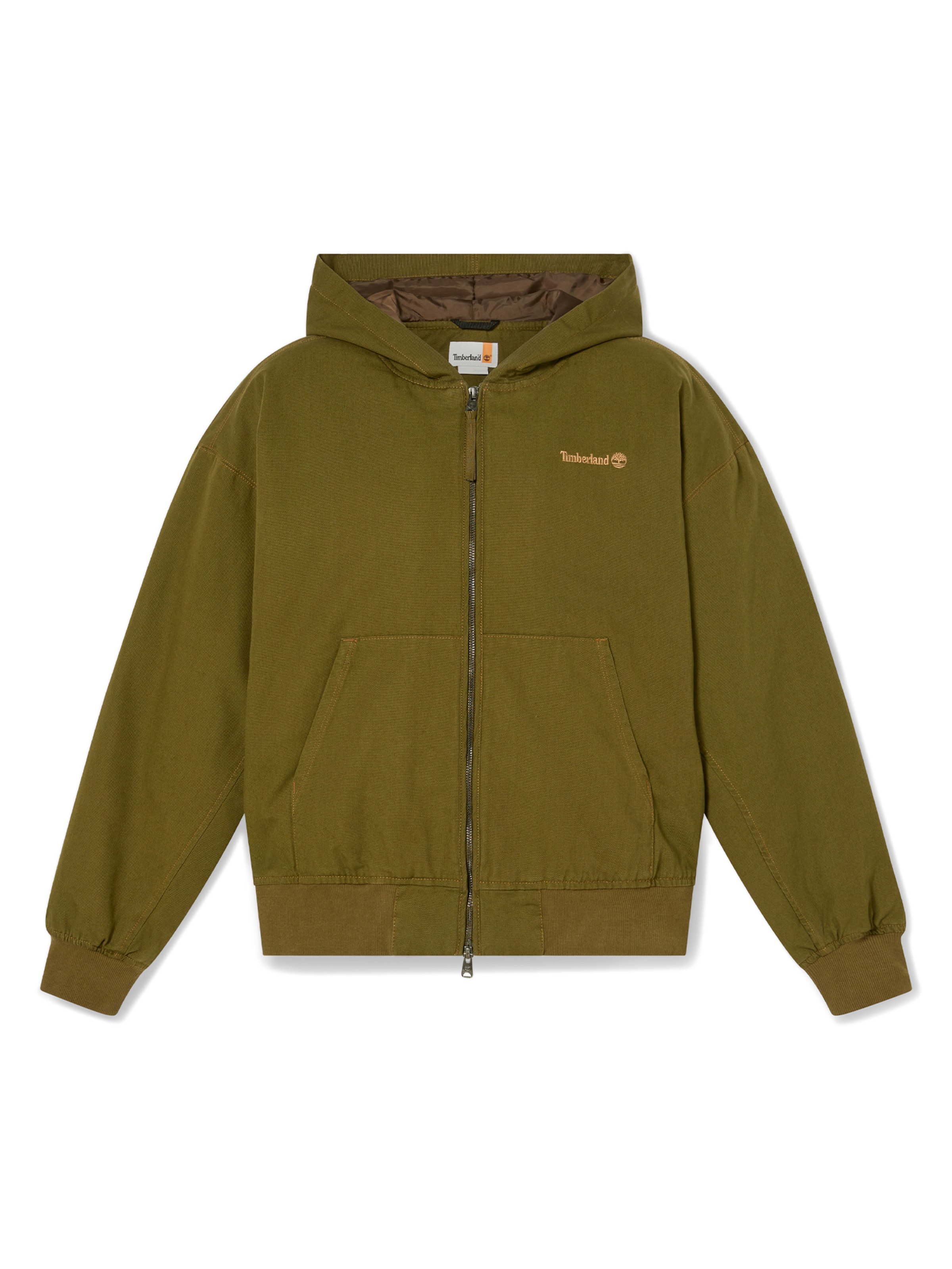 TIMBERLAND Φθινοπωρινό και ανοιξιάτικο μπουφάν σε πράσινο: μπροστά