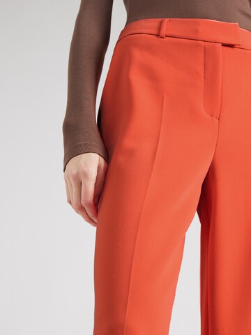 COMMA Široke hlačnice Hlače | oranžna barva
