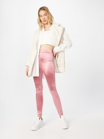 The Frolic Skinny Spodnie 'MARCELLA' w kolorze różowy