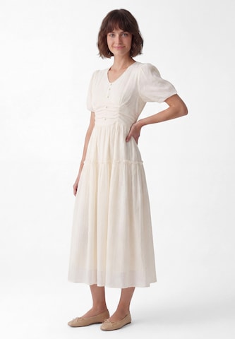 Usha Dress in Beige: front