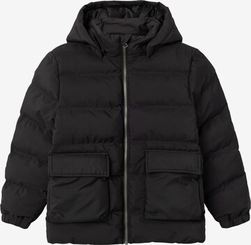 Veste mi-saison 'Mellow' NAME IT en noir : devant