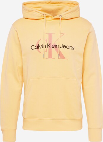 Sweat-shirt 'Essentials' Calvin Klein Jeans en orange : devant