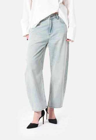 Elias Rumelis Tapered Jeans 'Yoana' in Blauw: voorkant