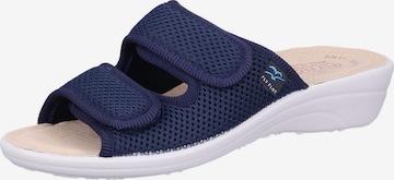 FLY FLOT Hausschuh in Blau: Vorderseite