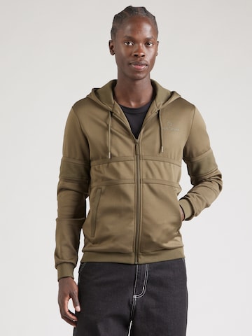 Sergio Tacchini Кофта на молнии 'MIHON' в Зеленый: спереди