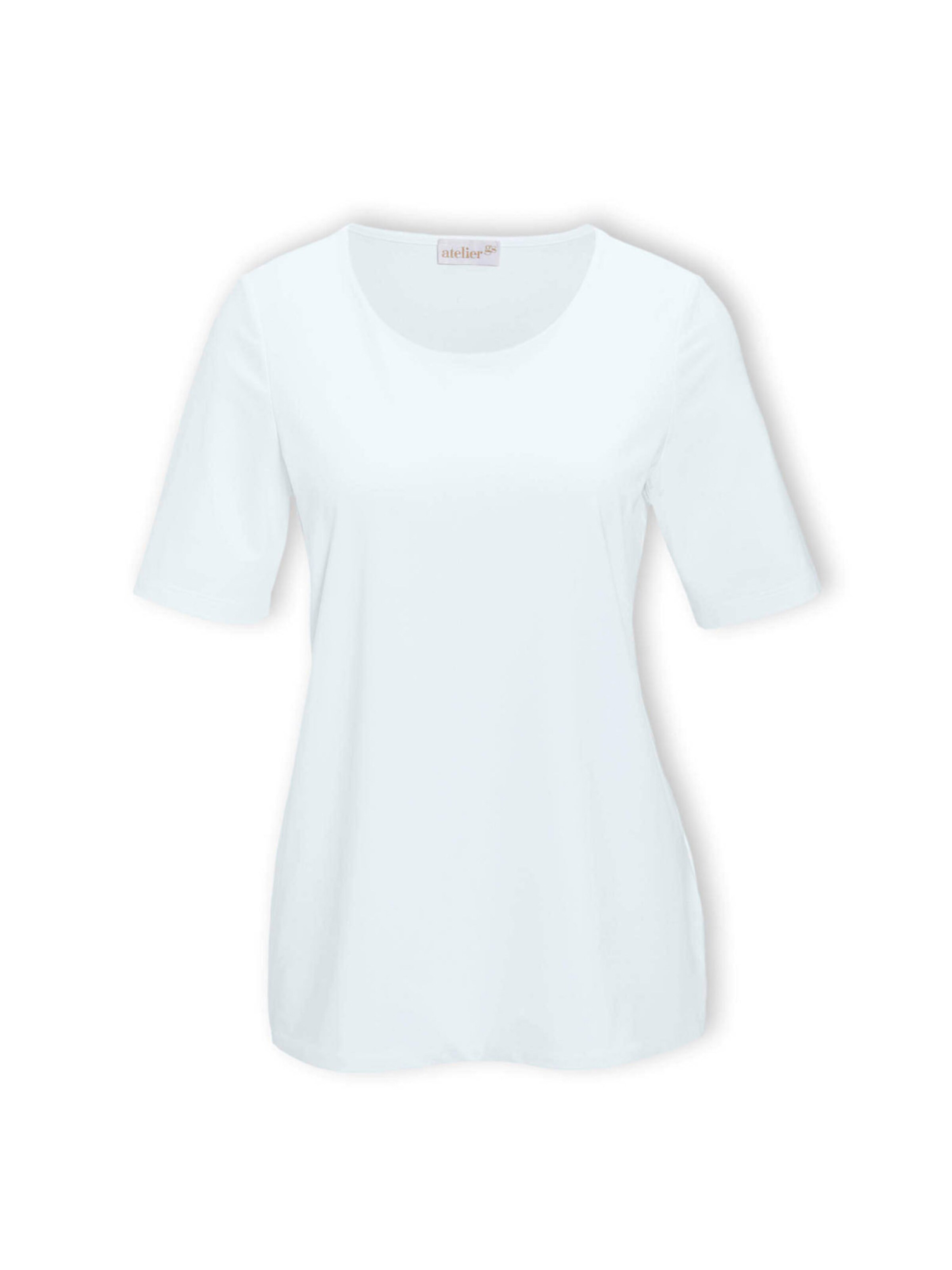 Goldner Shirt in Wit: voorkant