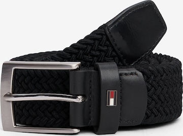 juoda TOMMY HILFIGER Diržas 'ADAN': priekis