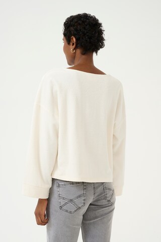 Cream Sweatshirt 'CR Franny' i beige