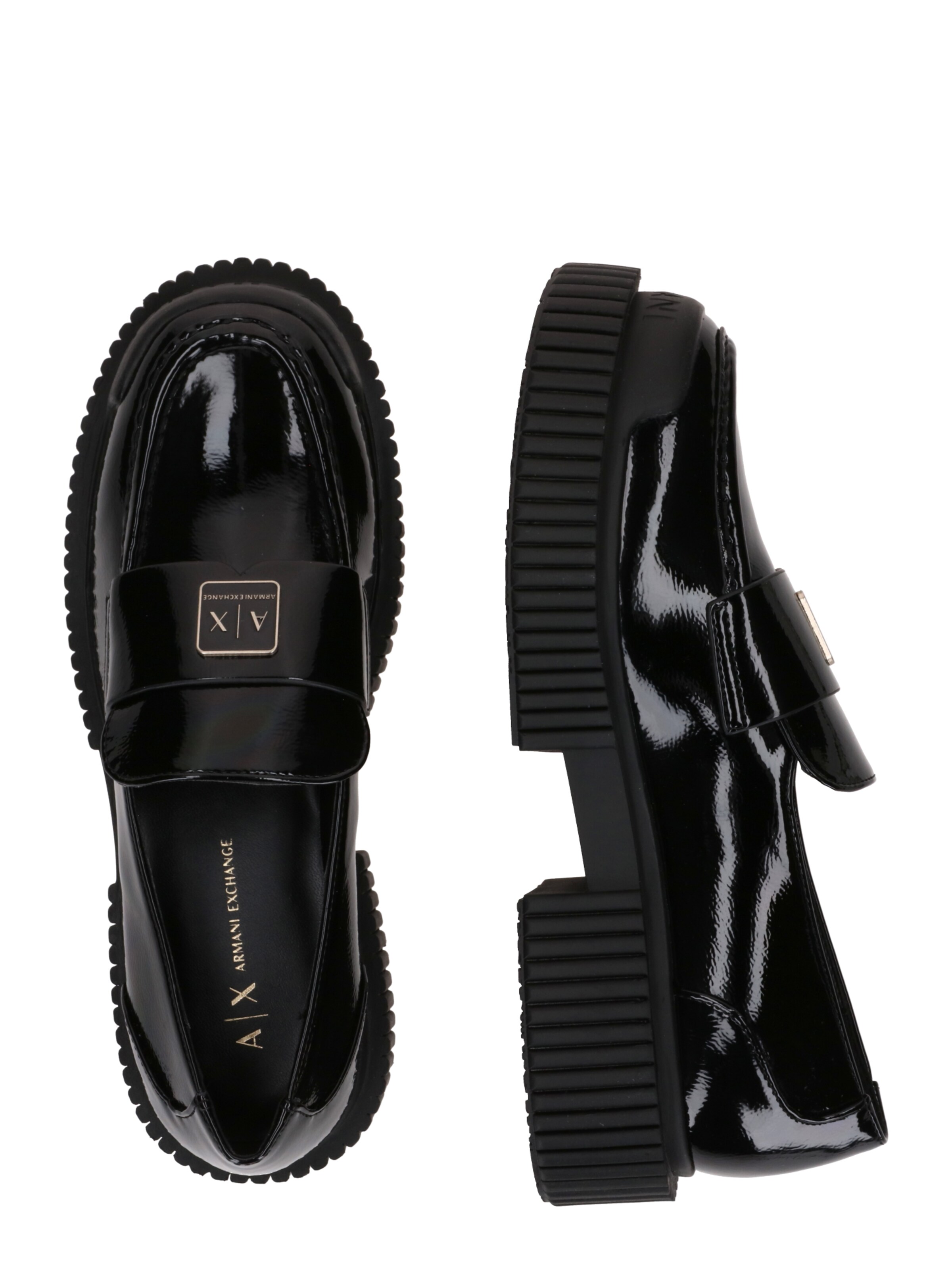 ARMANI EXCHANGE Шлепанцы 'EDDIE' в Черный