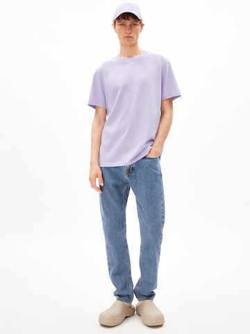 T-Shirt ' MAARKOS ' ARMEDANGELS en violet