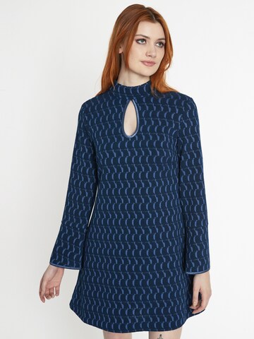 Ana Alcazar Jurk ' Siwea ' in Blauw: voorkant