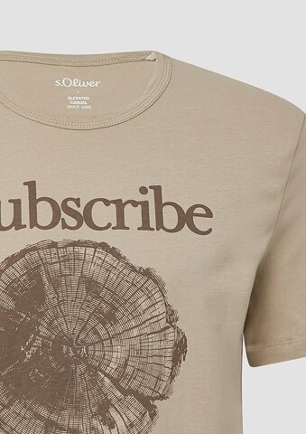 s.Oliver Shirt in Beige