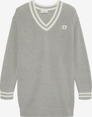 Calvin Klein Jeans Knit dress in Grey: front