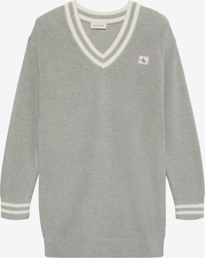 Calvin Klein Jeans Kleid in XS in grau / wollweiß, Produktansicht