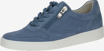 CAPRICE Athletic Lace-Up Shoes in Blue: front