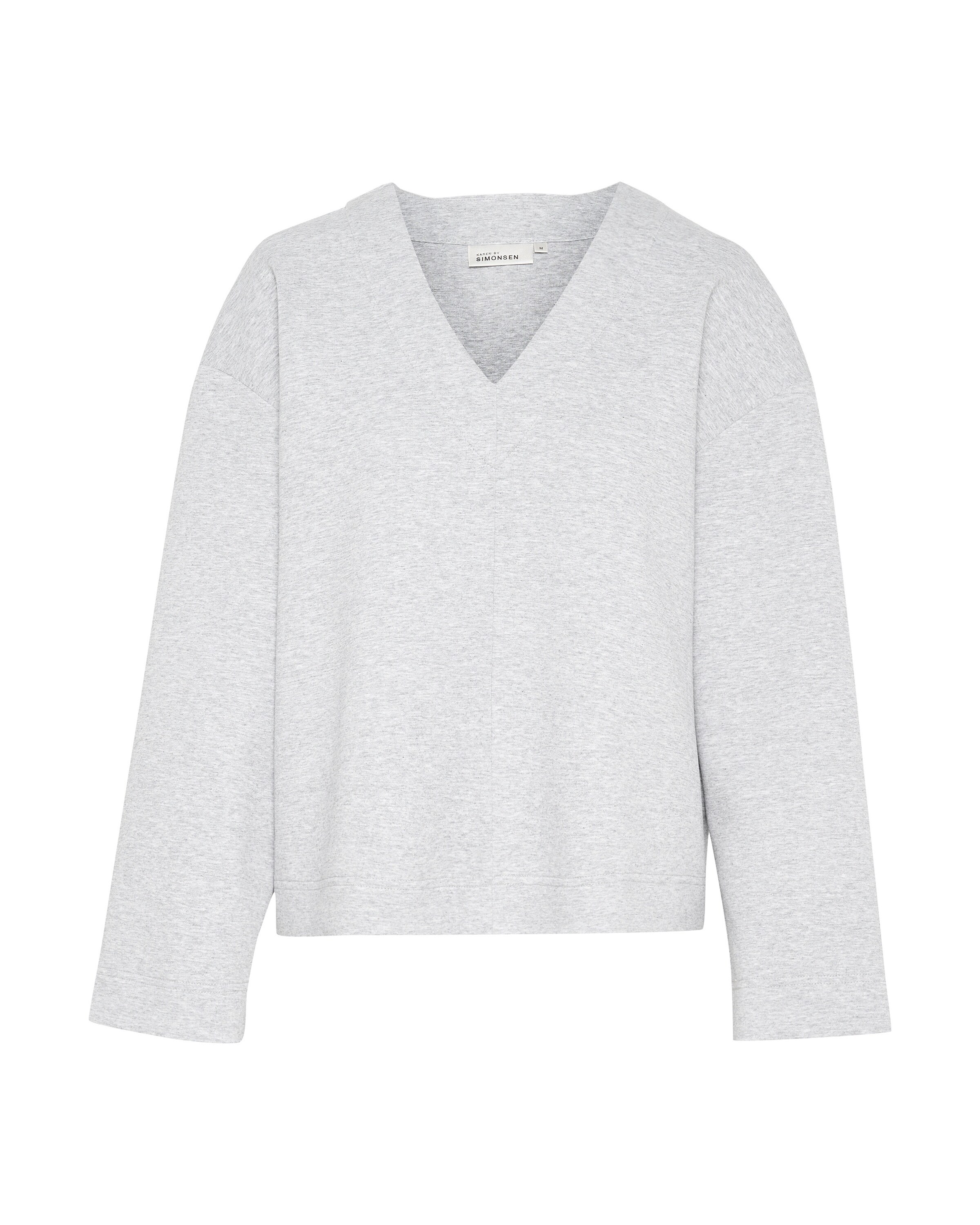 KAREN BY SIMONSEN Sweatshirt in Grijs: voorkant