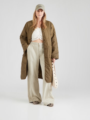 ONLY Carmakoma Between-Seasons Coat 'CARSANDY' in Green