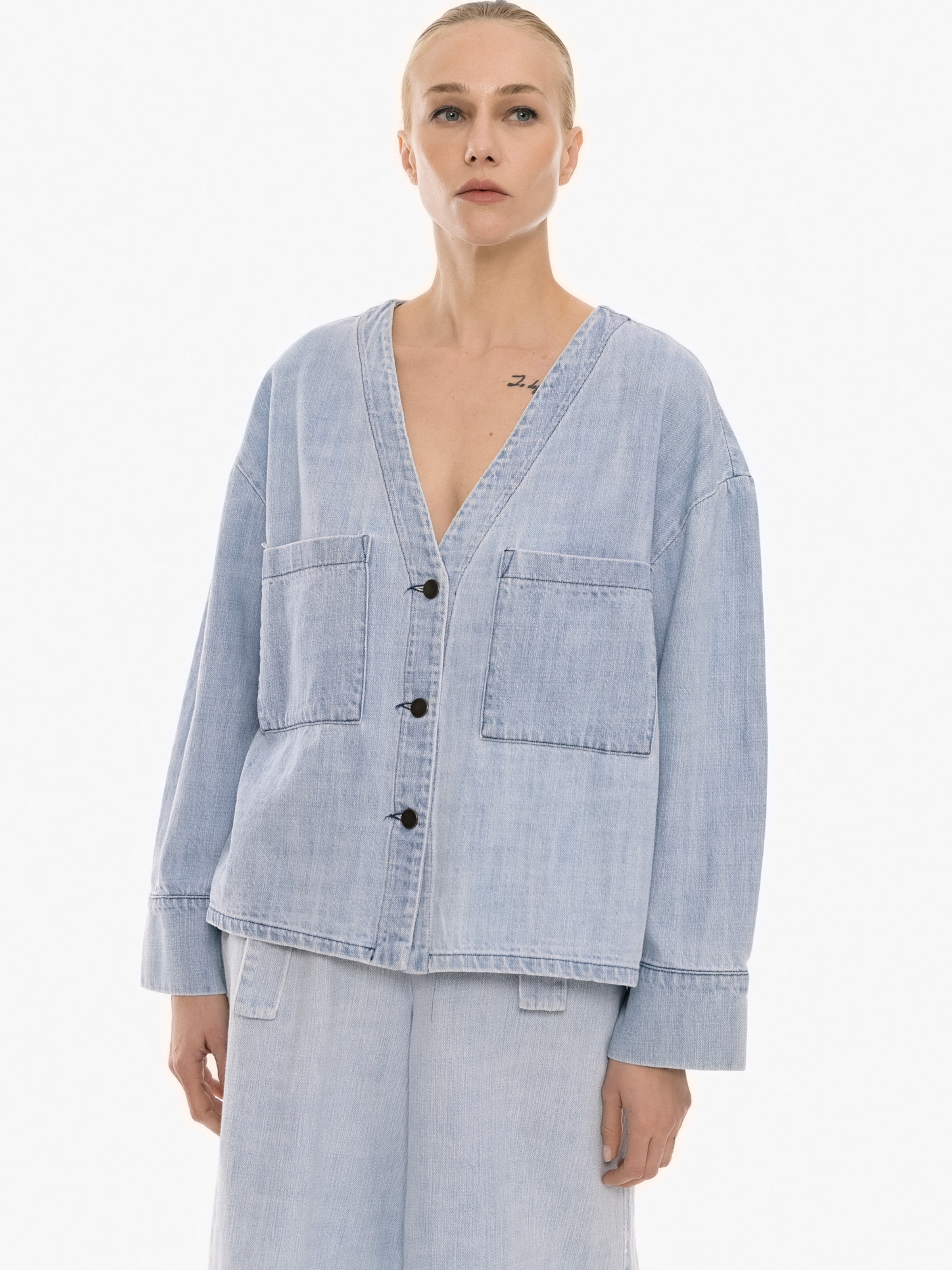 Veste mi-saison 4TAILORS en bleu : devant