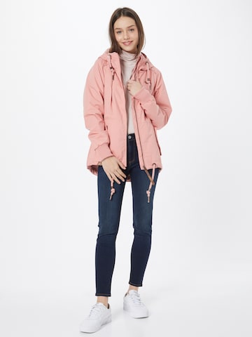 Ragwear Prehodna jakna 'DANKA' | roza barva