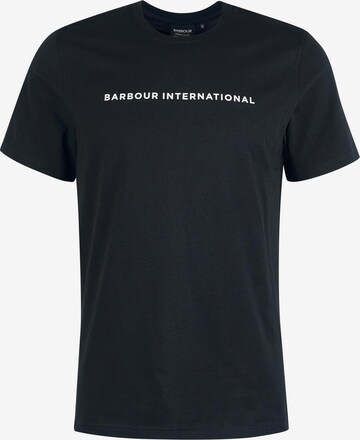 Barbour International T-Shirt in Schwarz: predná strana