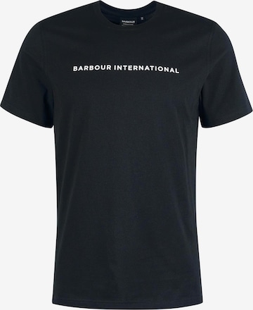 T-Shirt Barbour International en noir : devant