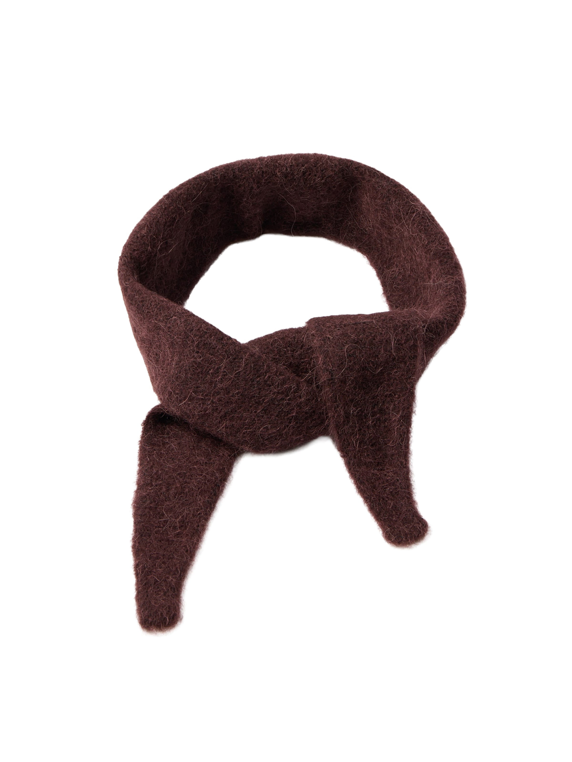 Samsøe Samsøe Scarf 'Sanor' in Brown: front