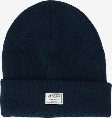 ZigZag Athletic Hat 'Rizzo' in Blue: front