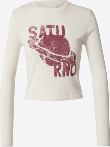 TOPSHOPMajica 'Saturno' - bež boja: prednji dio