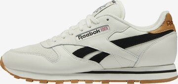 Reebok - Zapatillas deportivas bajas 'Classic' en blanco: frente