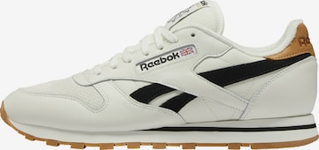 Sneaker low 'Classic' de la Reebok pe alb: față