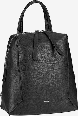 ABRO Backpack 'Notre Dame' in Black: front
