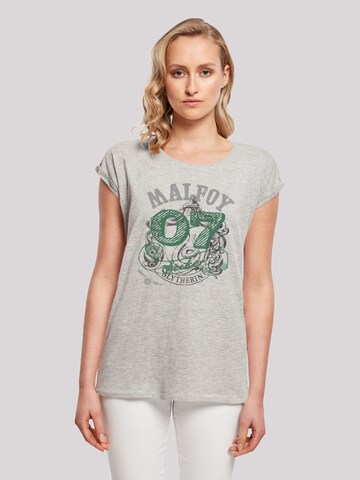 F4NT4STIC T-Shirt 'Harry Potter Draco Malfoy Seeker' in Grau: predná strana