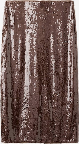 MANGO Rock 'Xjaviera' in Braun: Vorderseite