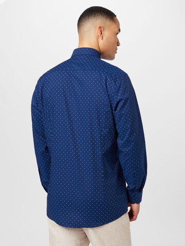 OLYMP Regular fit Overhemd in Blauw