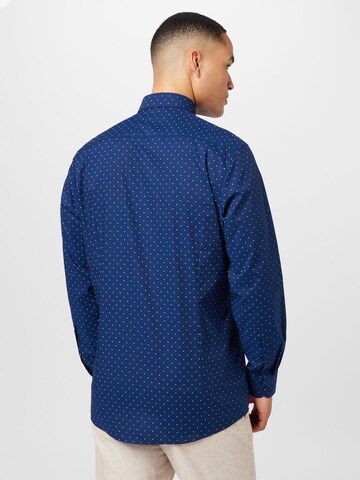 OLYMP - Ajuste regular Camisa en azul