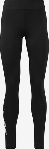 Reebok Skinny Leggings 'Vector' in Schwarz