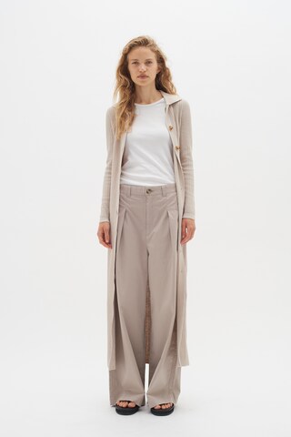 Wide Leg Pantalon à pince InWear en beige